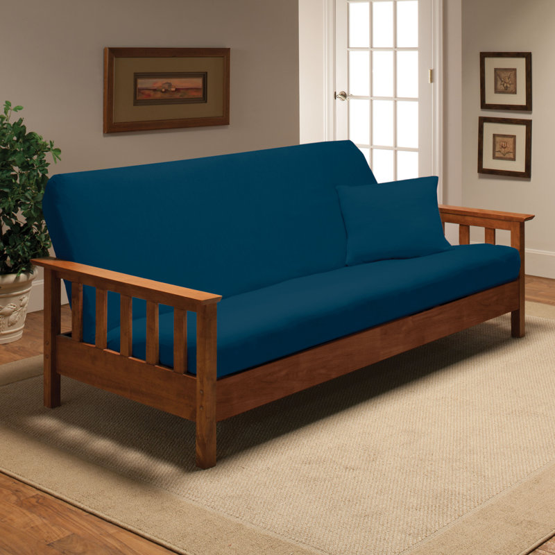 Andover Mills™ Box Cushion Futon Slipcover & Reviews Wayfair.ca